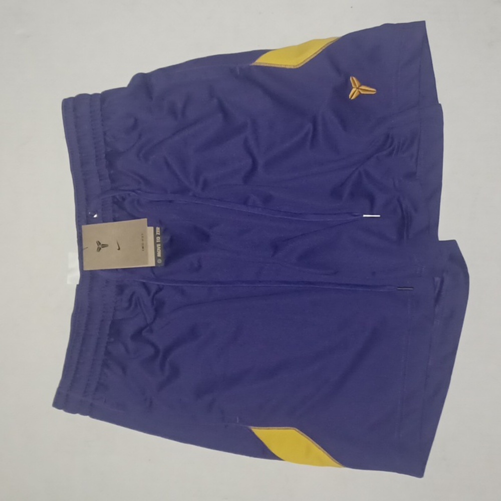 Nike Kobe Bryant Basketball Shorts Dri-Fit Purple/Gold NWT